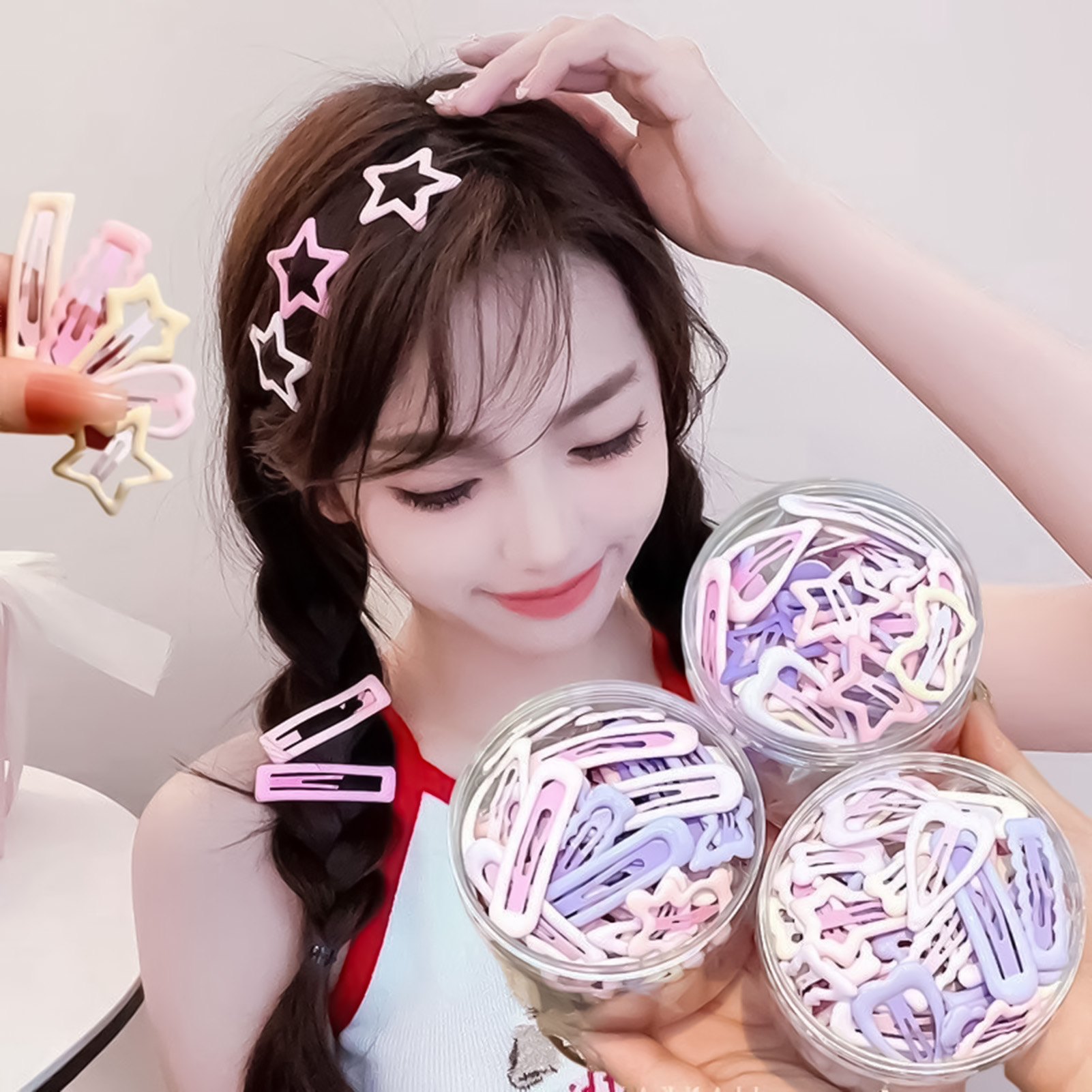 3PCS Sweet Style Headwear Pins - огляд і ціна Korean Daily Lifestyle
